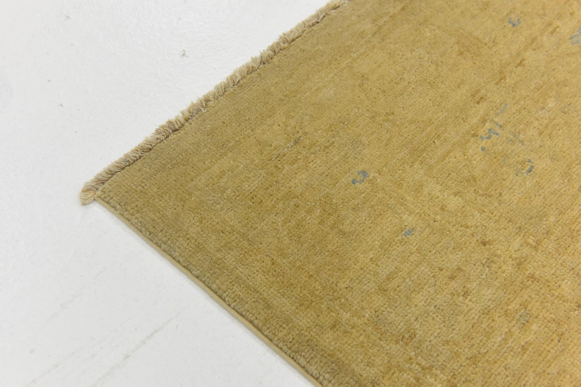 2' 8 x 10' Hand Knotted Over-Dyed Ziegler Runner Rug
