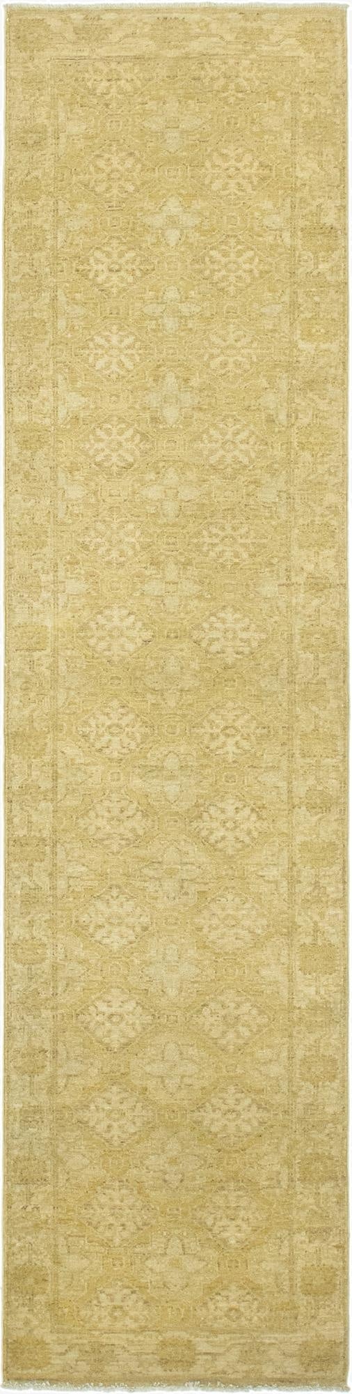 2' 3 x 10'  Hand Knotted Over-Dyed Ziegler Runner Rug