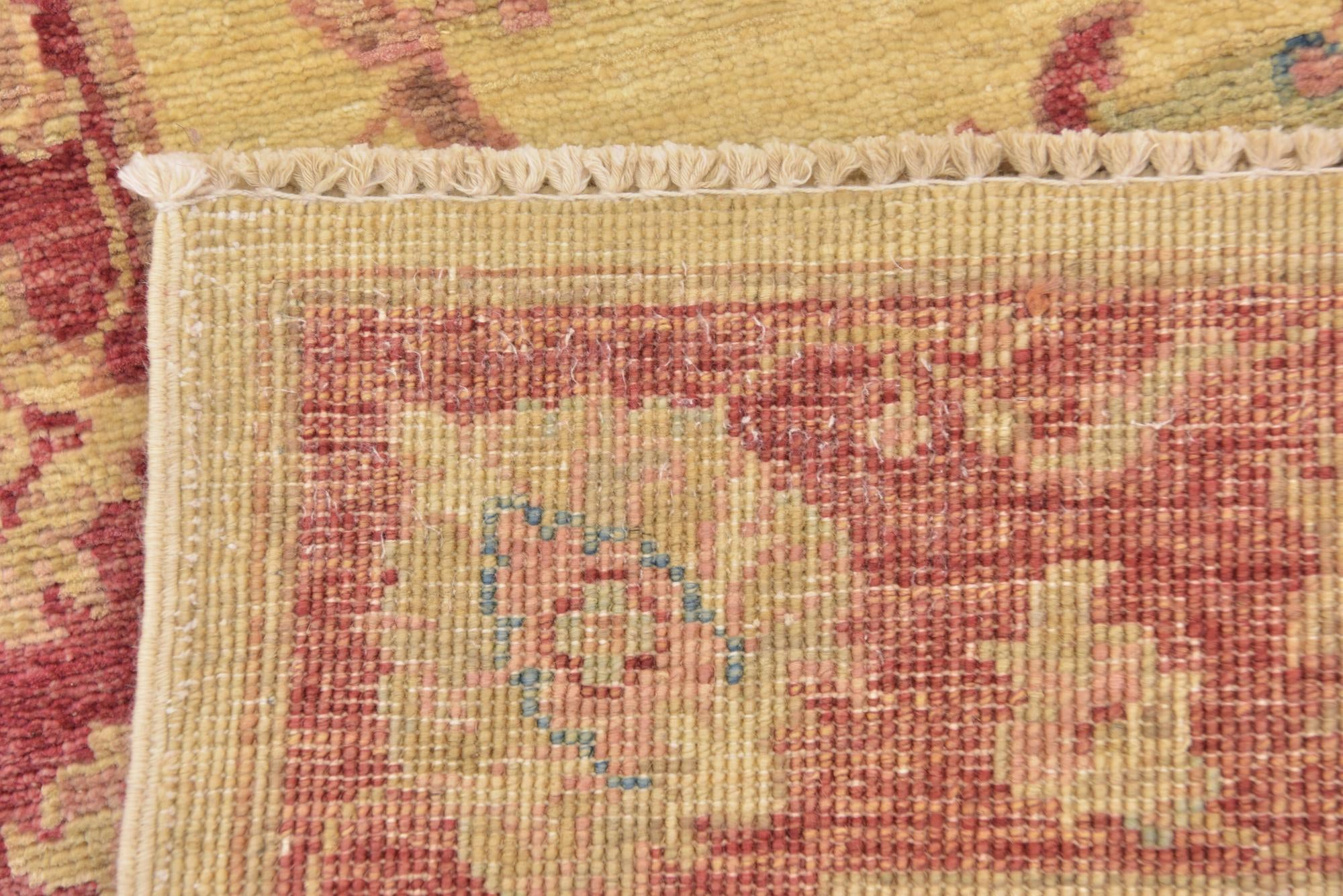 2' 10 x 9' 8 Hand Knotted Peshawar Ziegler Runner Rug