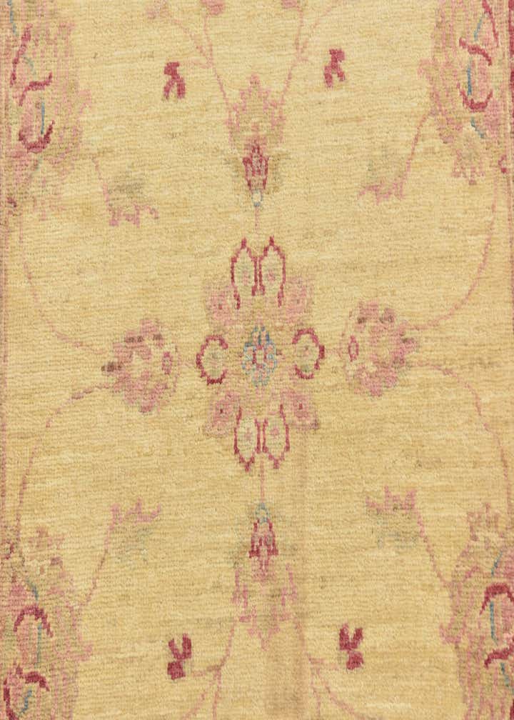 2' 10 x 9' 8 Hand Knotted Peshawar Ziegler Runner Rug