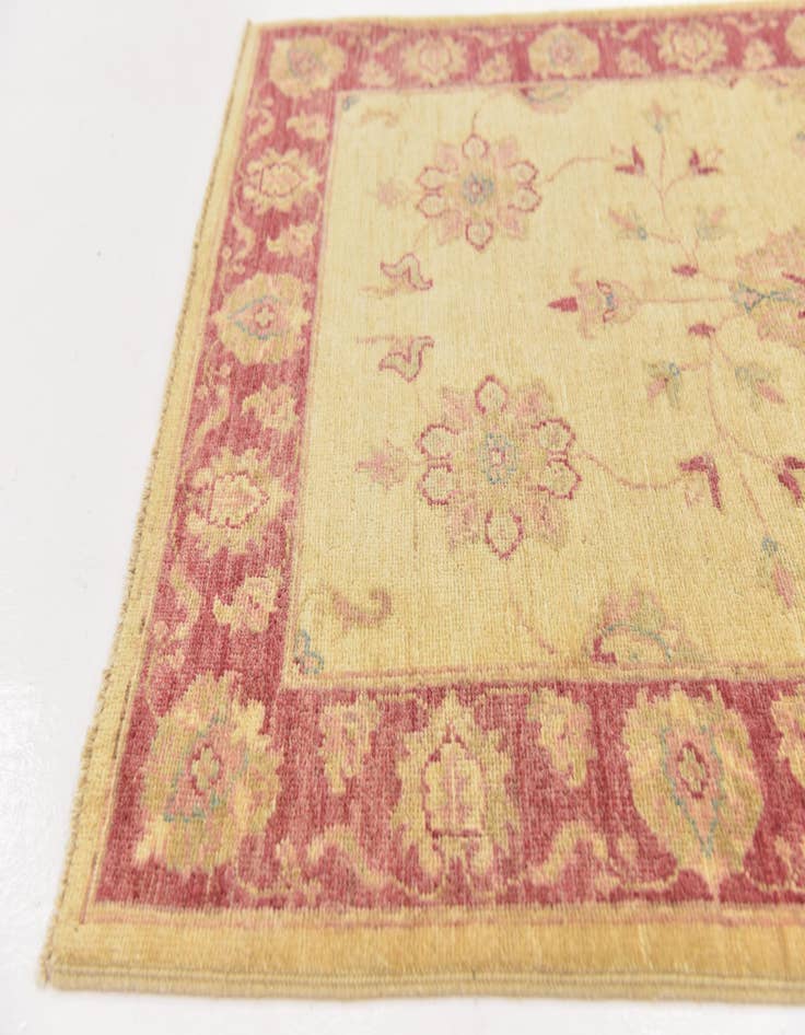 Detail image of 2' 10 x 9' 8  Hand Knotted Peshawar Ziegler Runner Rug