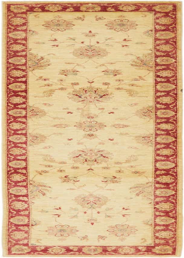 2' 10 x 9' 8 Hand Knotted Peshawar Ziegler Runner Rug