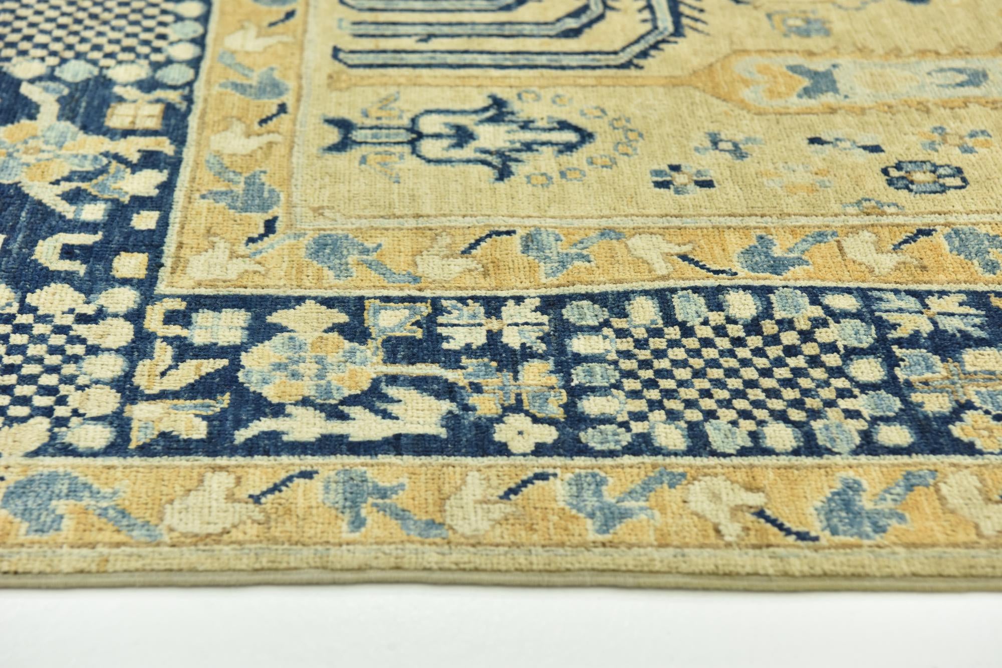 6' 1 x 14' 10 Hand Knotted Peshawar Ziegler Runner Rug