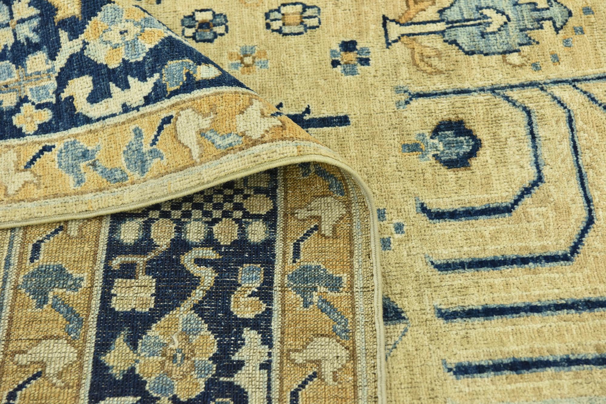 6' 1 x 14' 10 Hand Knotted Peshawar Ziegler Runner Rug