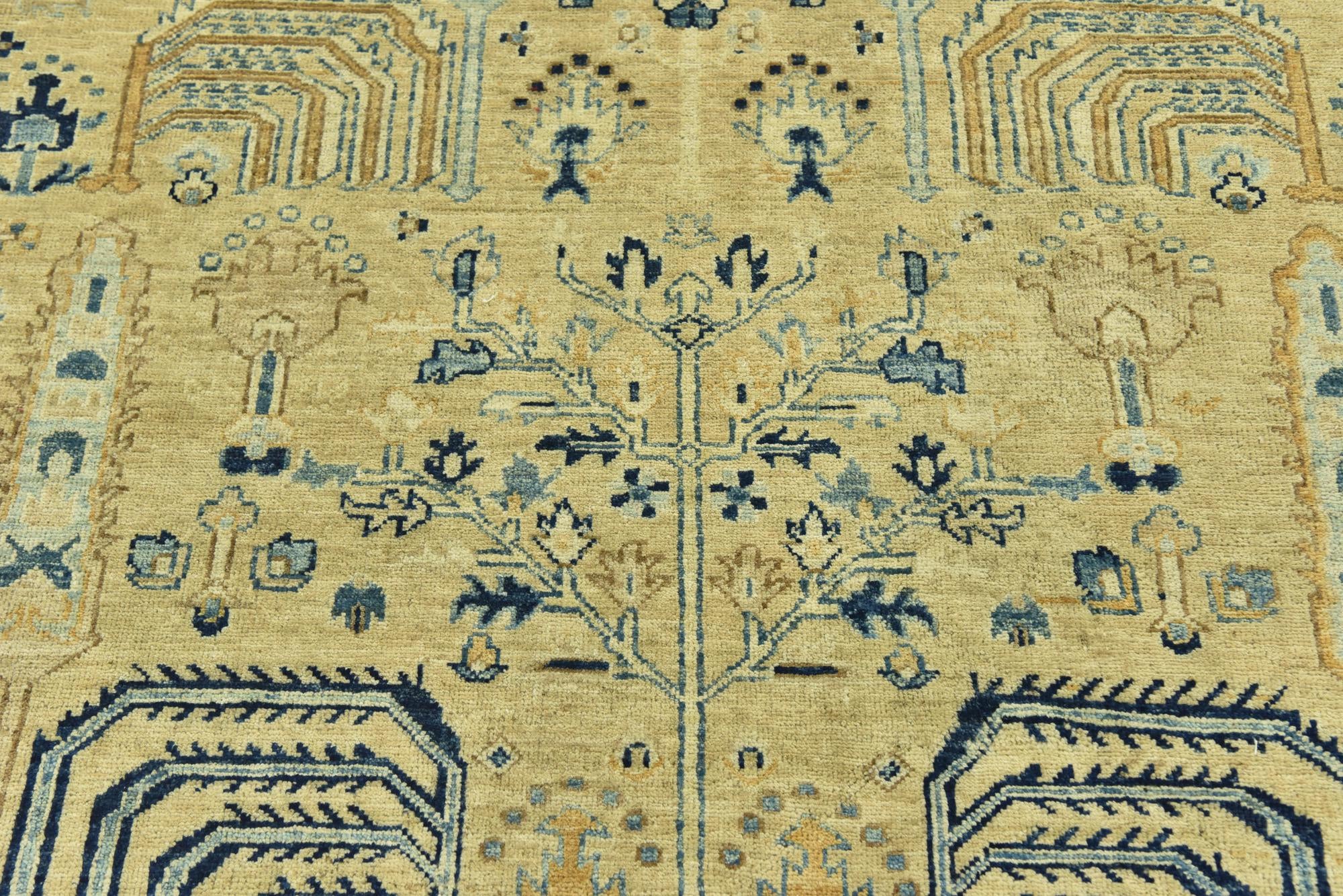6' 1 x 14' 10 Hand Knotted Peshawar Ziegler Runner Rug