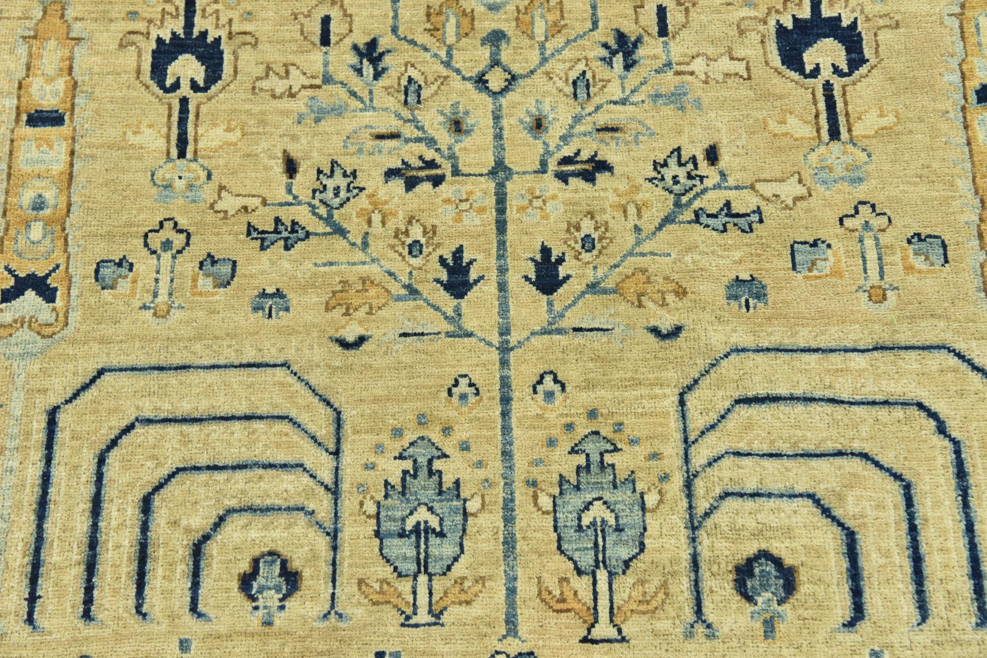 6' 1 x 14' 10 Hand Knotted Peshawar Ziegler Runner Rug