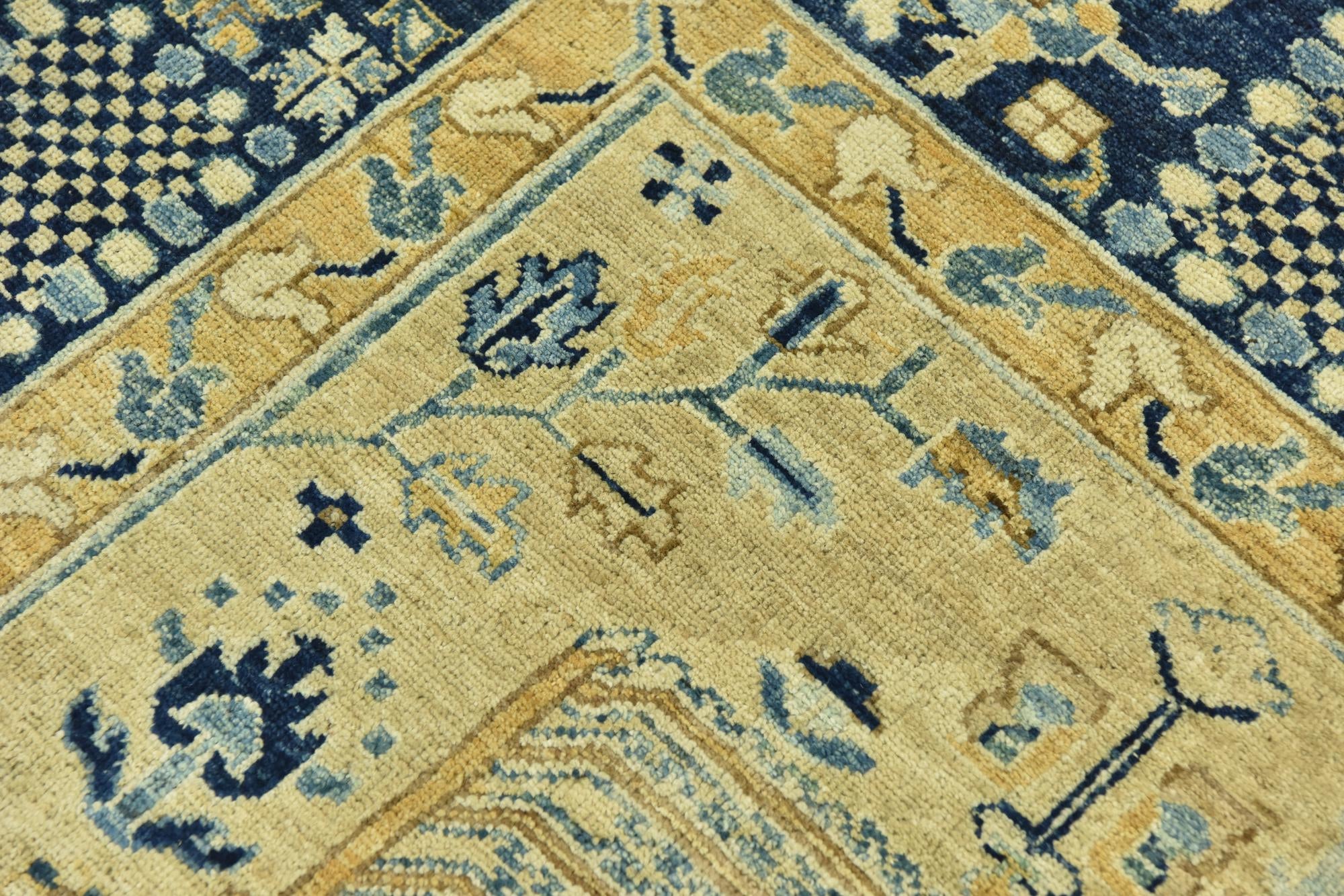 6' 1 x 14' 10 Hand Knotted Peshawar Ziegler Runner Rug