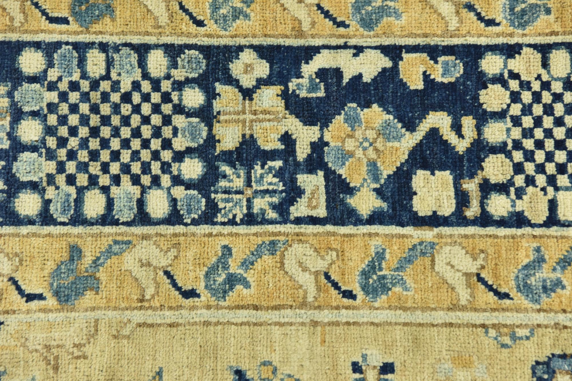 6' 1 x 14' 10 Hand Knotted Peshawar Ziegler Runner Rug