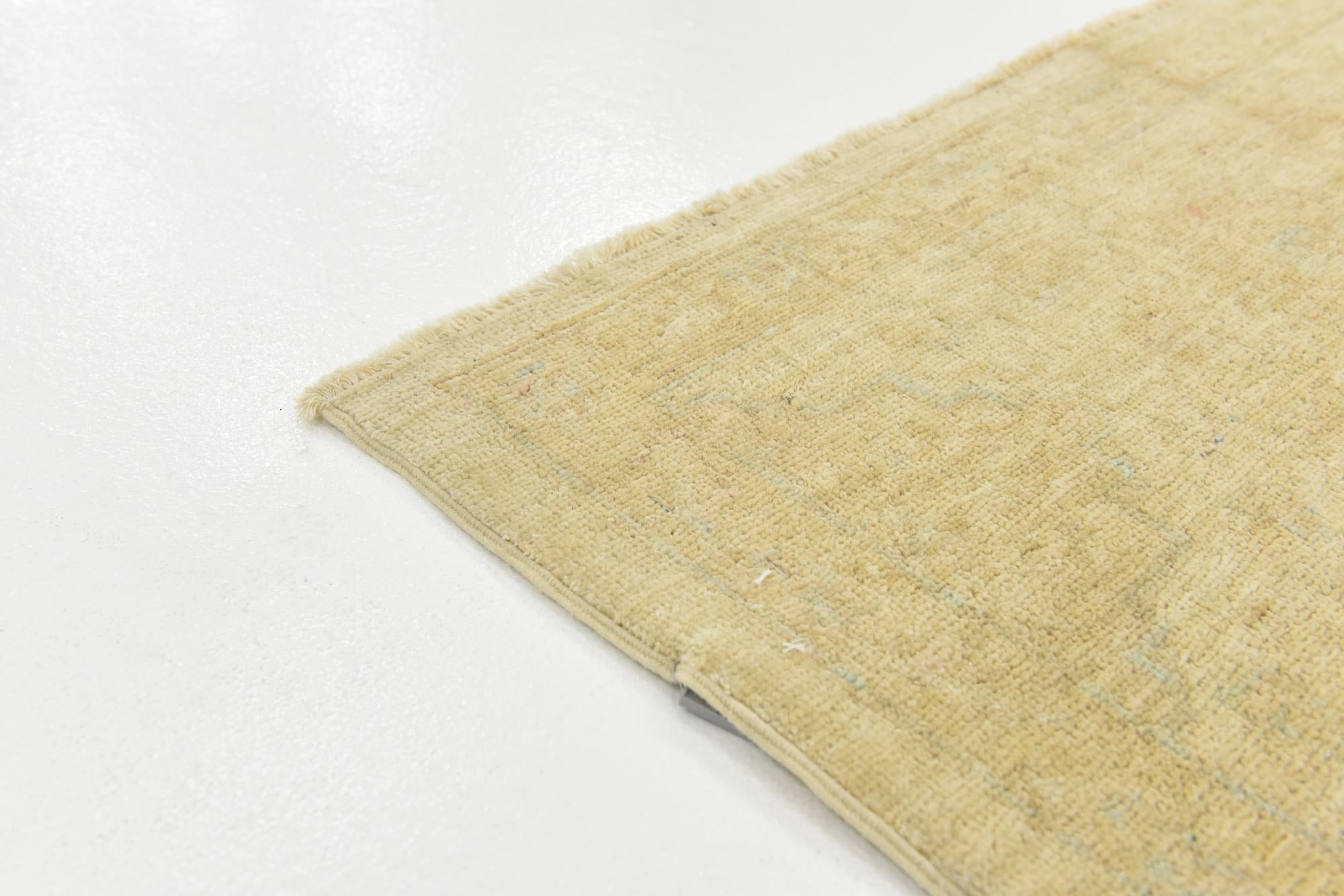 6' 8 x 18' 2 Hand Knotted Peshawar Ziegler Runner Rug