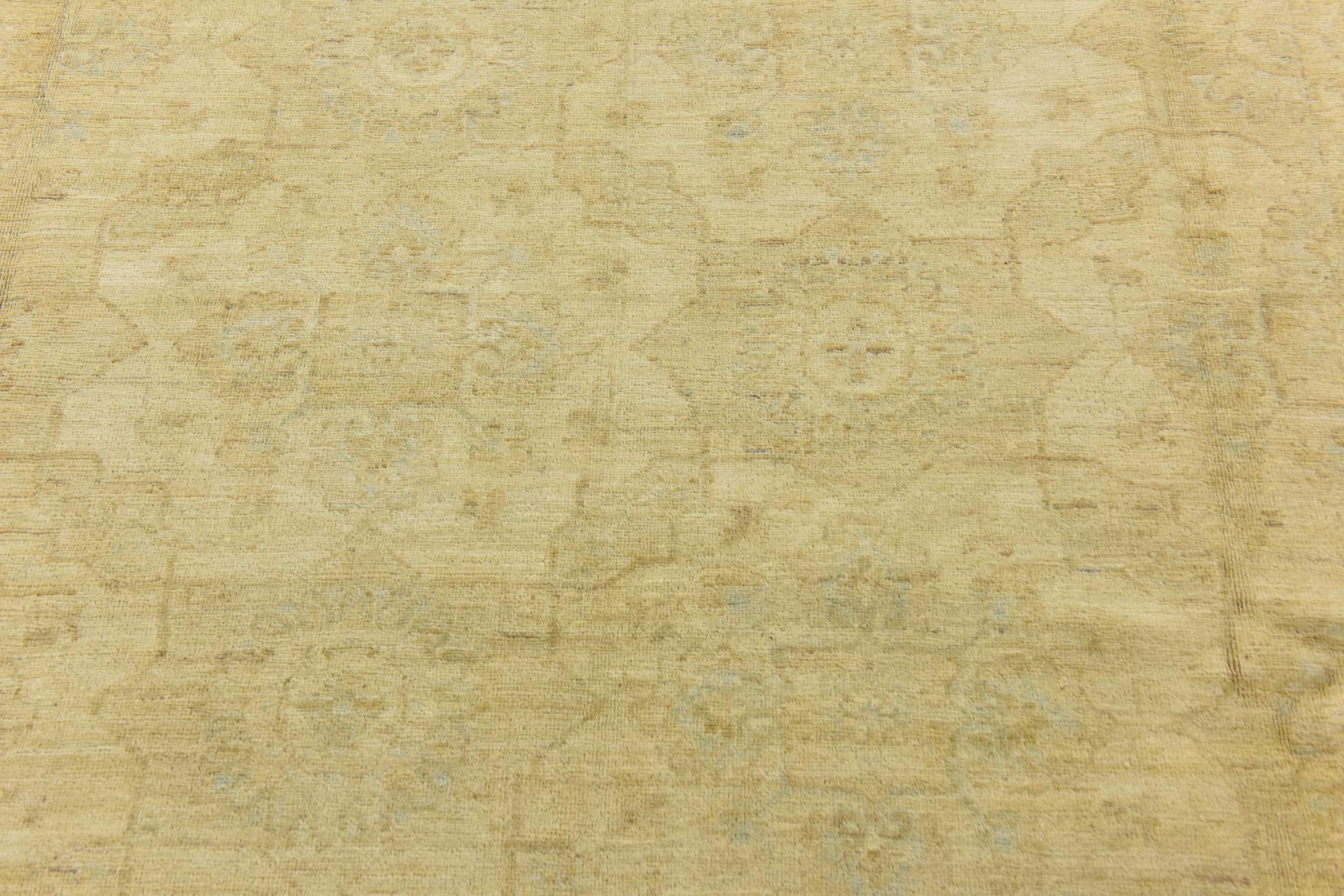 6' 8 x 18' 2 Hand Knotted Peshawar Ziegler Runner Rug