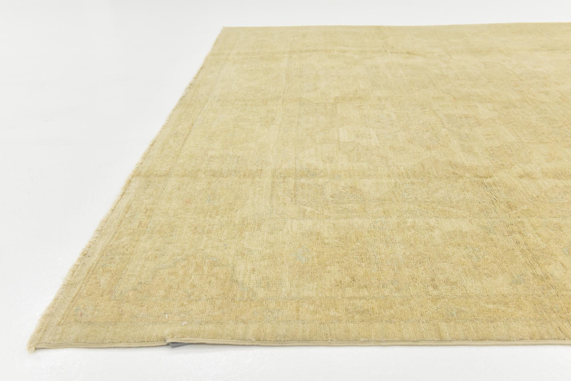 6' 8 x 18' 2 Hand Knotted Peshawar Ziegler Runner Rug