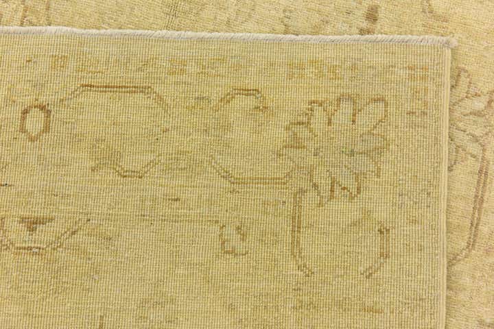 4' 2 x 14' 9 Hand Knotted Peshawar Ziegler Runner Rug