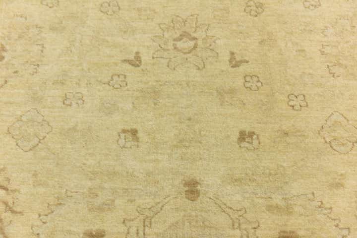 4' 2 x 14' 9 Hand Knotted Peshawar Ziegler Runner Rug