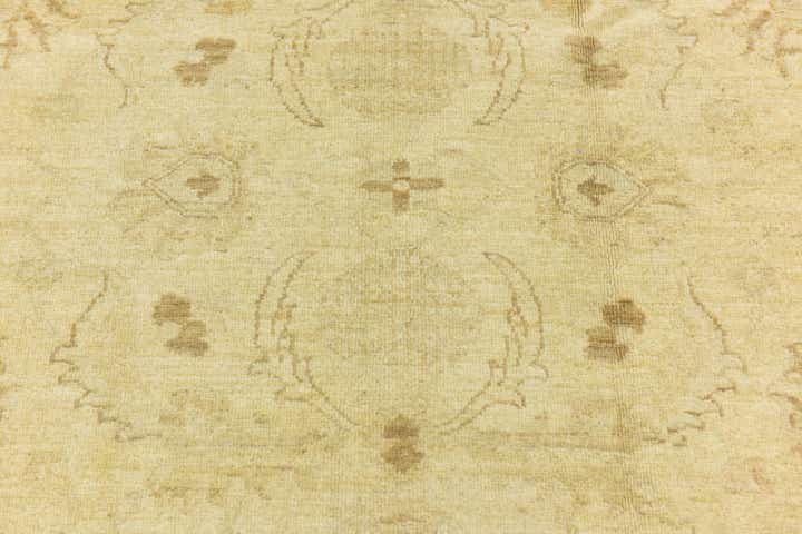 4' 2 x 14' 9 Hand Knotted Peshawar Ziegler Runner Rug