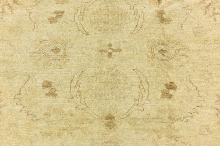 Detail image of 4' 2 x 14' 9 Hand Knotted Peshawar Ziegler Runner Rug