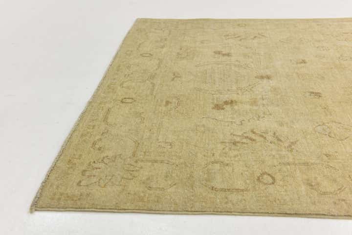 4' 2 x 14' 9 Hand Knotted Peshawar Ziegler Runner Rug