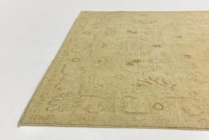 Detail image of 4' 2 x 14' 9 Hand Knotted Peshawar Ziegler Runner Rug