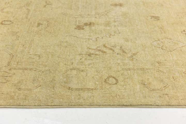 4' 2 x 14' 9 Hand Knotted Peshawar Ziegler Runner Rug