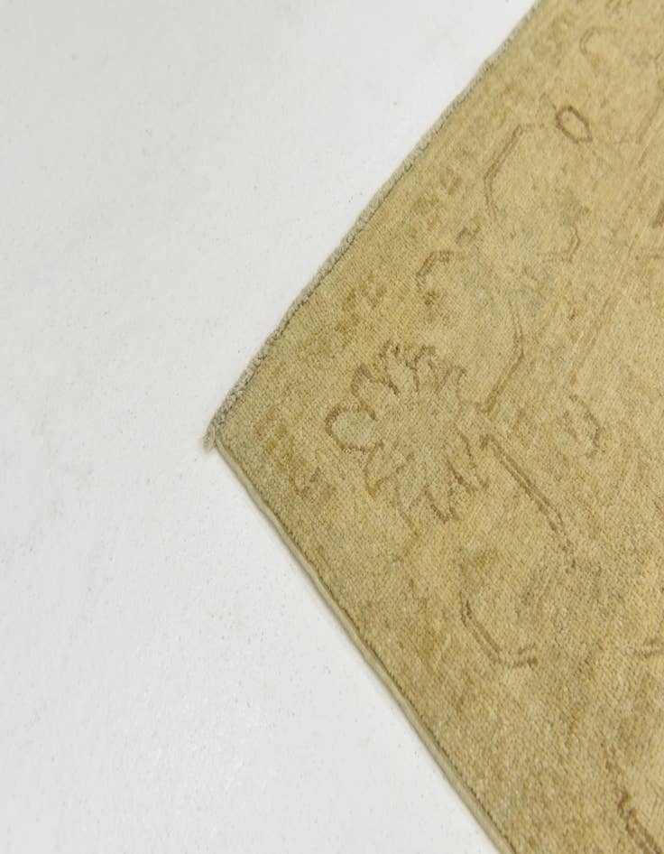 Detail image of 4' 2 x 14' 9  Hand Knotted Peshawar Ziegler Runner Rug