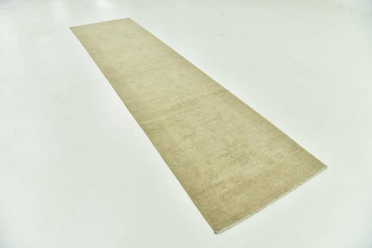 Detail image of 2' 6 x 9' 10 Hand Knotted Peshawar Ziegler Runner Rug