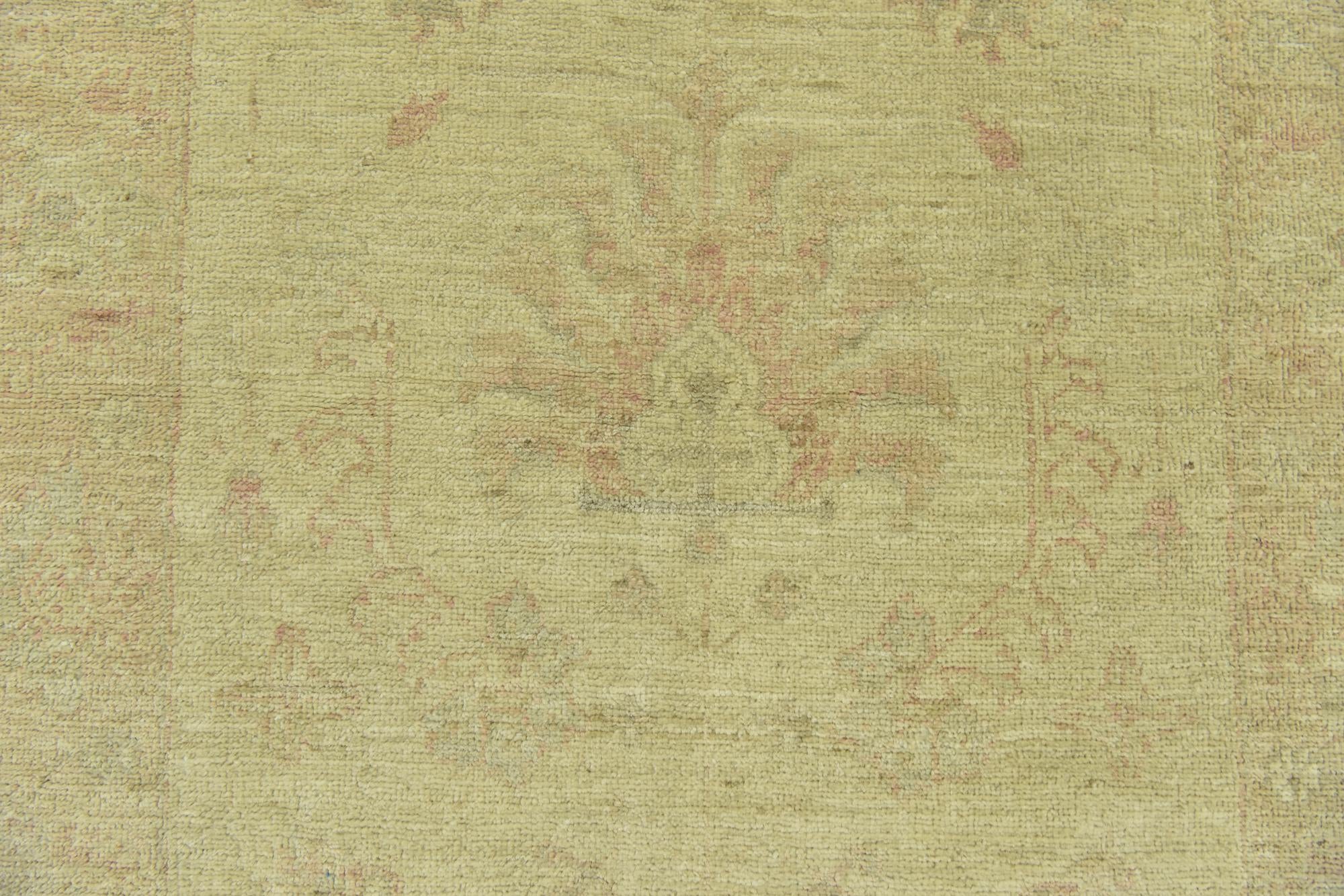 2' 6 x 9' 10 Hand Knotted Peshawar Ziegler Runner Rug