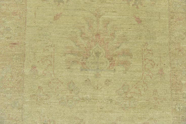 Detail image of 2' 6 x 9' 10 Hand Knotted Peshawar Ziegler Runner Rug