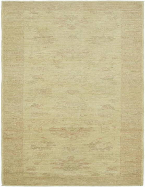 Detail image of 2' 6 x 9' 10 Hand Knotted Peshawar Ziegler Runner Rug