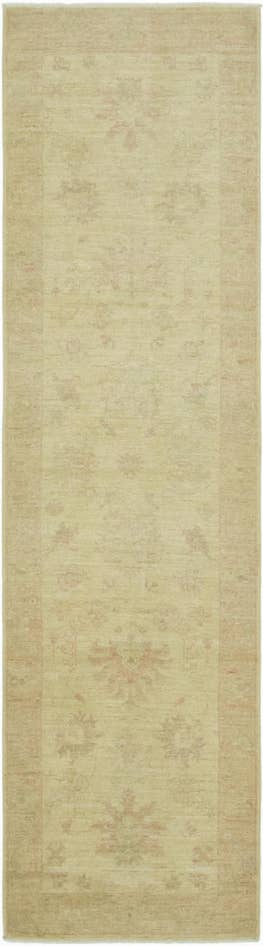 Detail image of 2' 6 x 9' 10 Hand Knotted Peshawar Ziegler Runner Rug