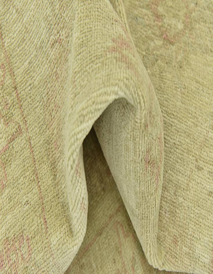 Detail image of 2' 7 x 8'  Hand Knotted Peshawar Ziegler Runner Rug