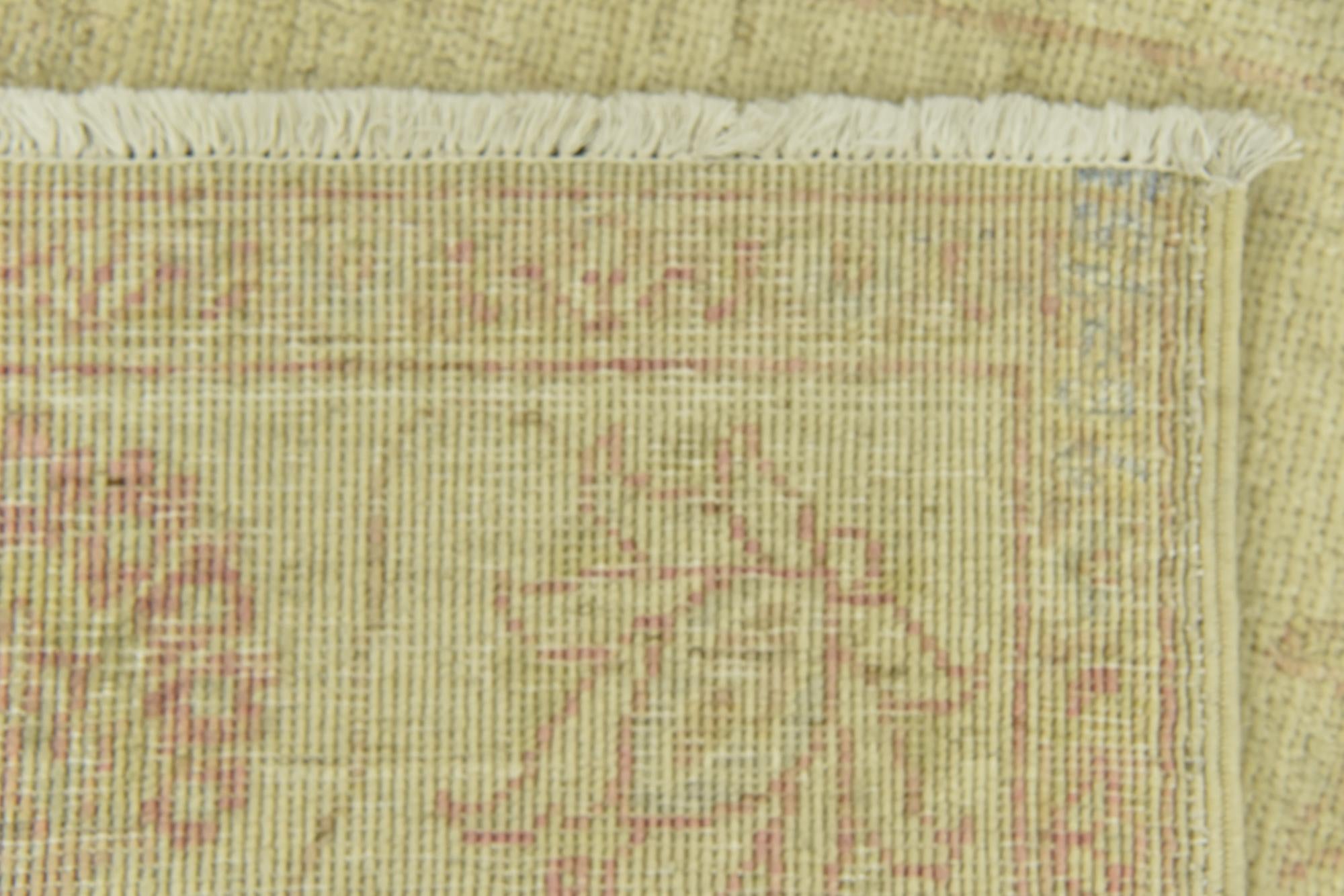 2' 7 x 8' Hand Knotted Peshawar Ziegler Runner Rug