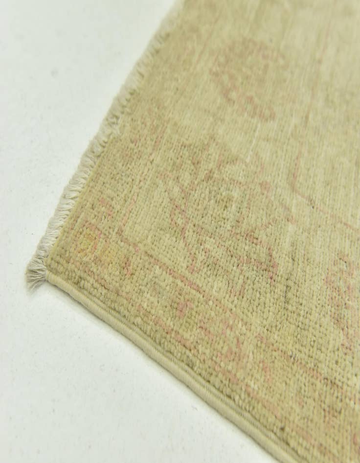 Detail image of 2' 7 x 8'  Hand Knotted Peshawar Ziegler Runner Rug