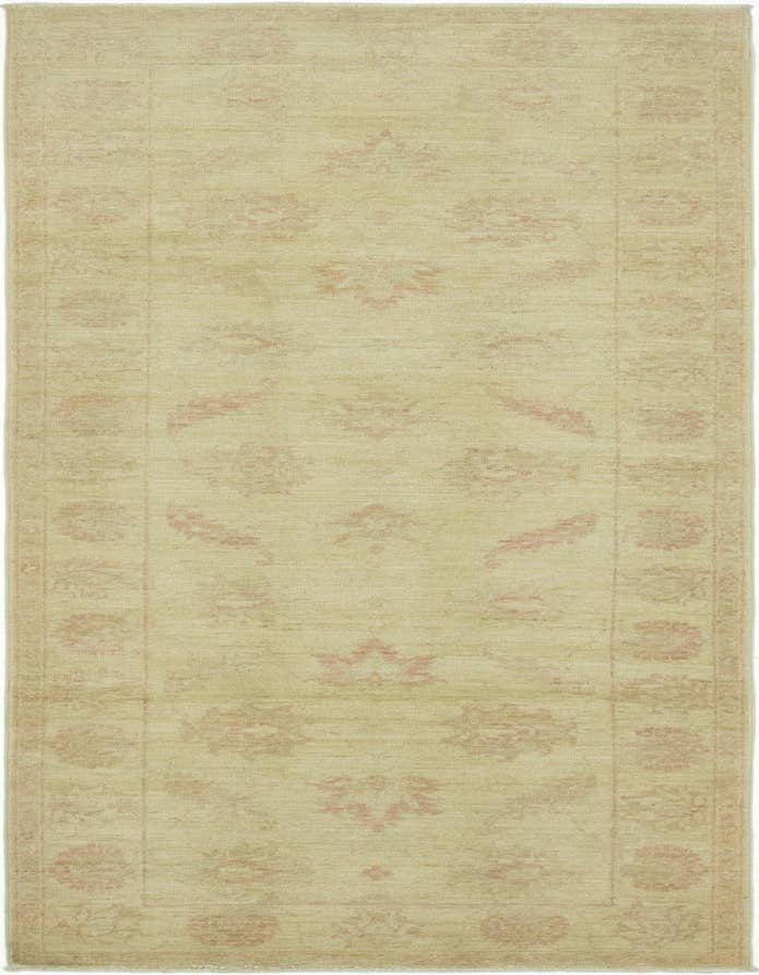 Detail image of 2' 7 x 8' Hand Knotted Peshawar Ziegler Runner Rug