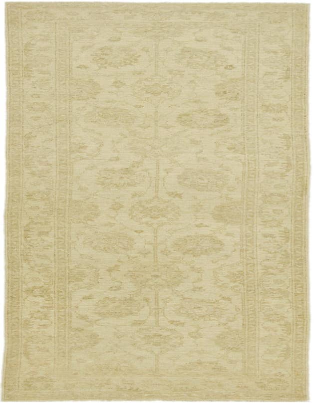 Detail image of 2' 5 x 8' Hand Knotted Peshawar Ziegler Runner Rug