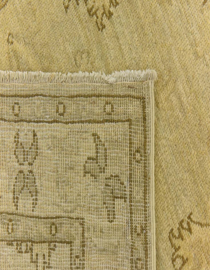 Detail image of 2' 6 x 9' 8  Hand Knotted Peshawar Ziegler Runner Rug