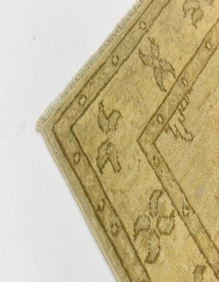 Detail image of 2' 6 x 9' 8  Hand Knotted Peshawar Ziegler Runner Rug