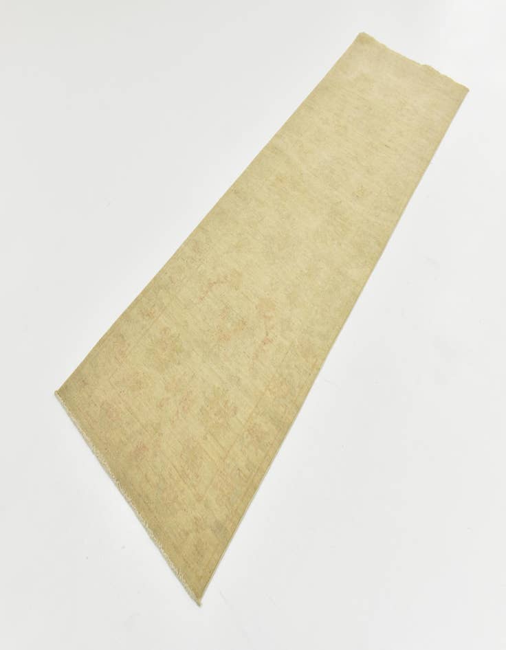 Detail image of 2' 7 x 8' 2  Hand Knotted Peshawar Ziegler Runner Rug