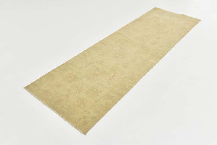 2' 7 x 8' 2 Hand Knotted Peshawar Ziegler Runner Rug