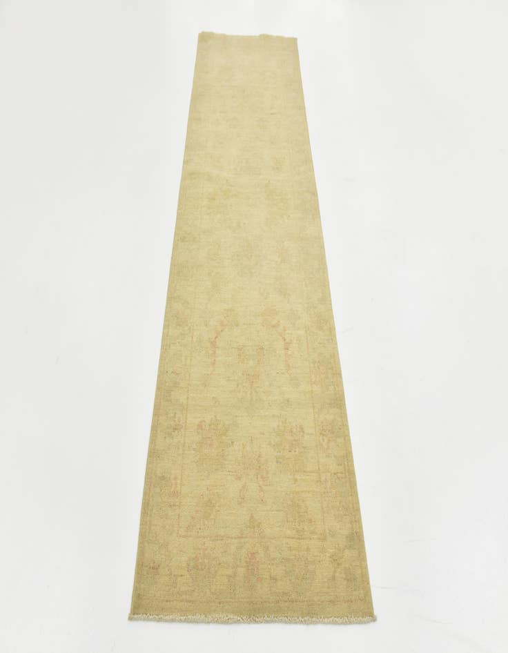 Detail image of 2' 7 x 8' 2  Hand Knotted Peshawar Ziegler Runner Rug