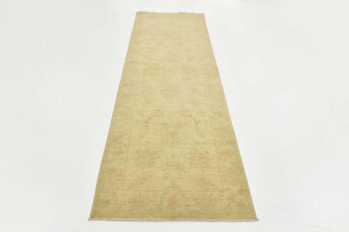 2' 7 x 8' 2 Hand Knotted Peshawar Ziegler Runner Rug