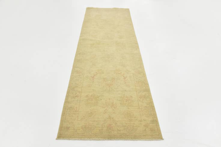 Detail image of 2' 7 x 8' 2 Hand Knotted Peshawar Ziegler Runner Rug