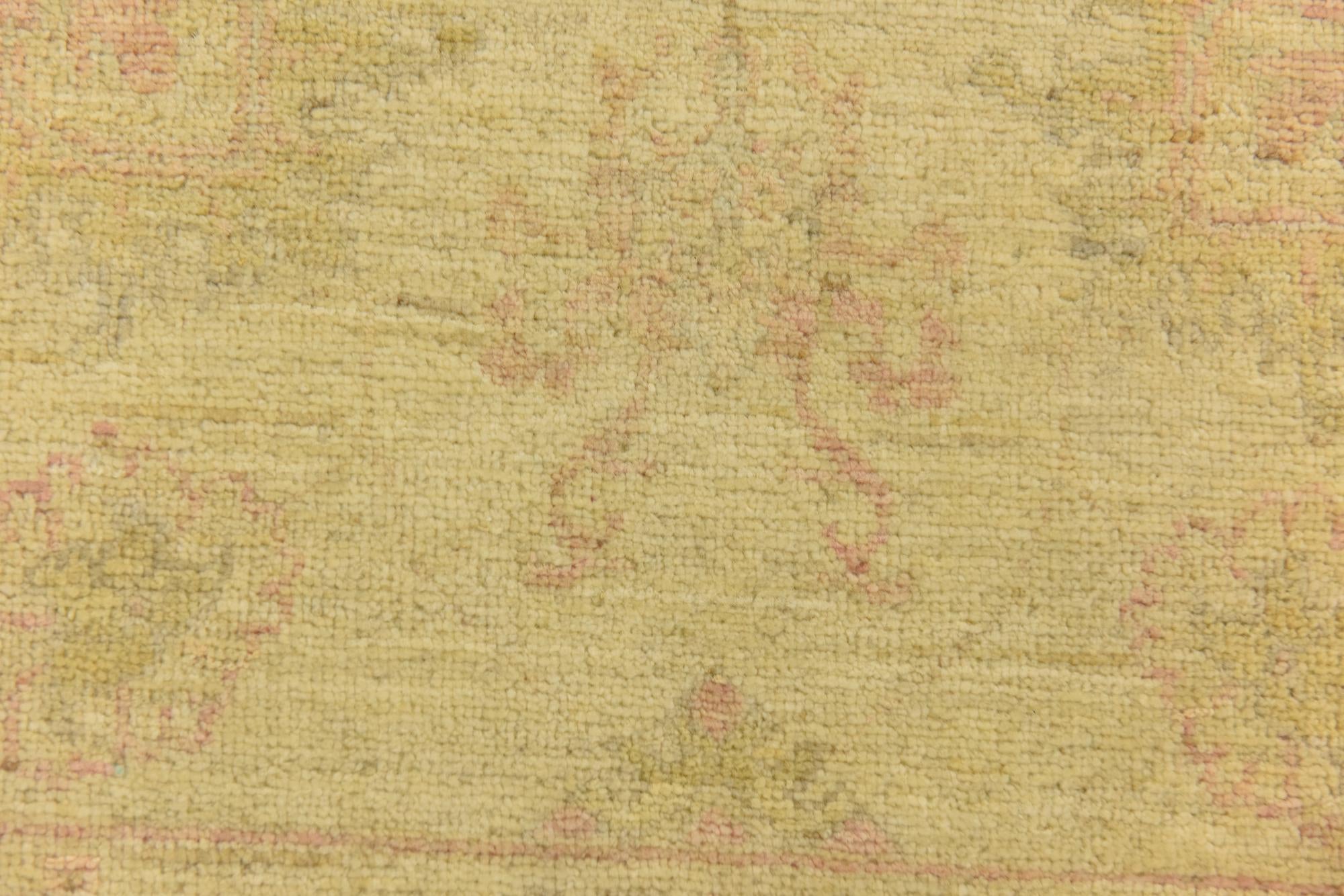 2' 7 x 8' 2 Hand Knotted Peshawar Ziegler Runner Rug