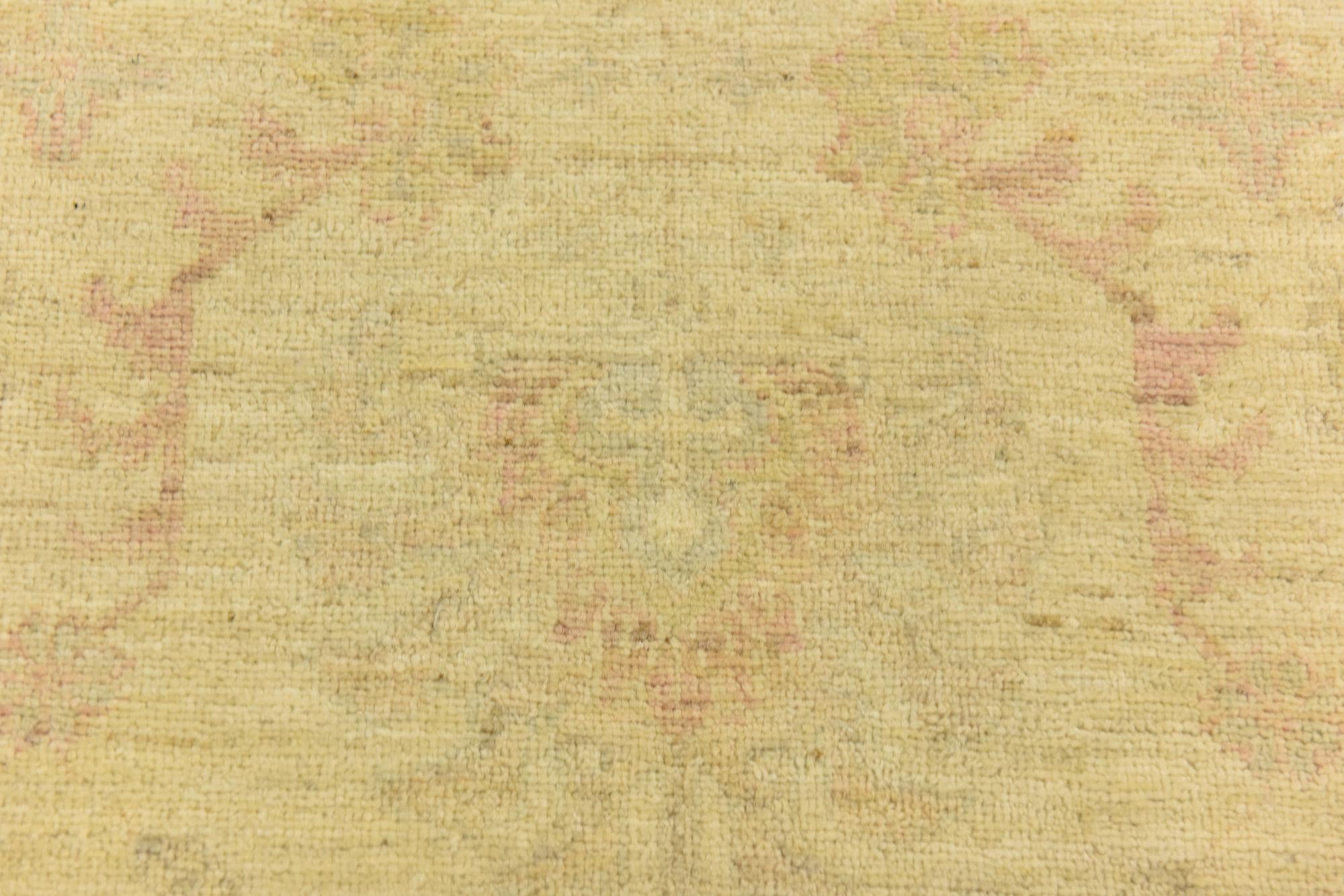 2' 7 x 8' 2 Hand Knotted Peshawar Ziegler Runner Rug