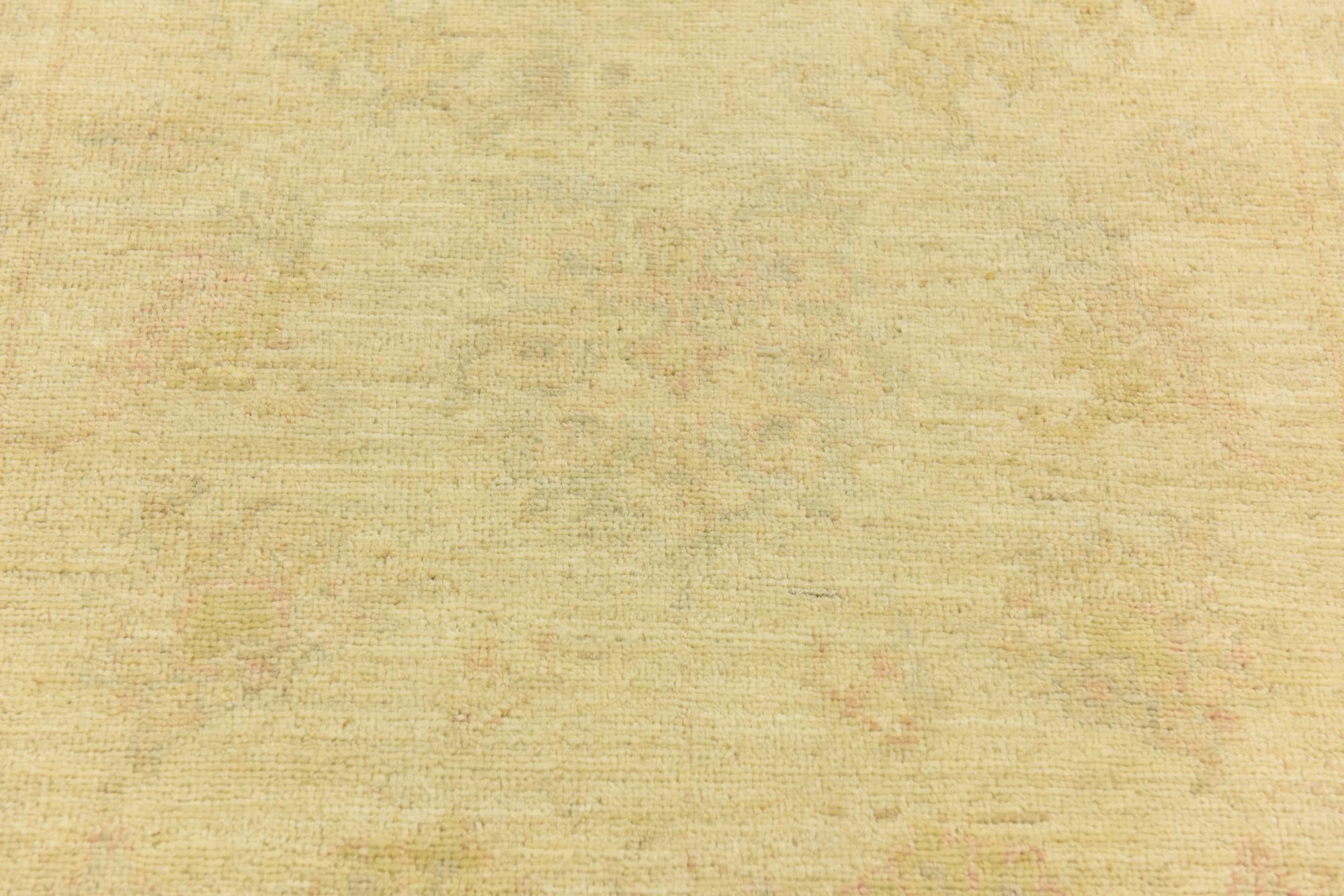 2' 7 x 8' 2 Hand Knotted Peshawar Ziegler Runner Rug
