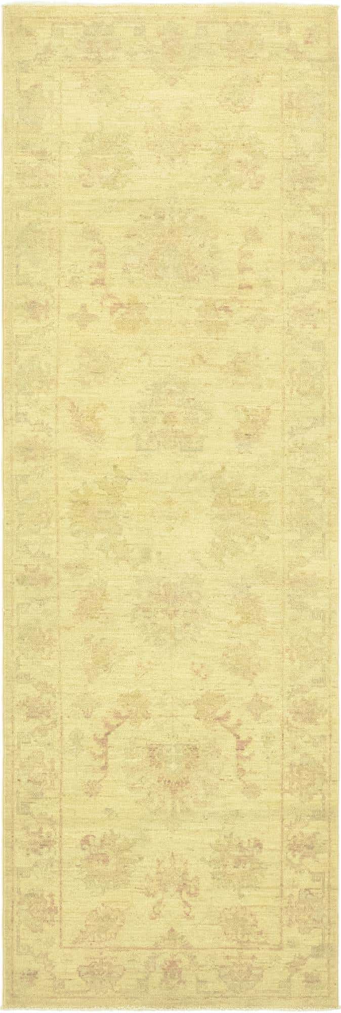 2' 7 x 8' 2 Hand Knotted Peshawar Ziegler Runner Rug
