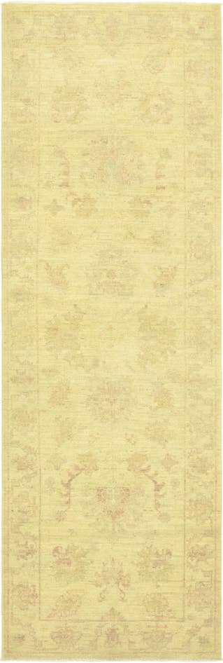 Detail image of 2' 7 x 8' 2 Hand Knotted Peshawar Ziegler Runner Rug