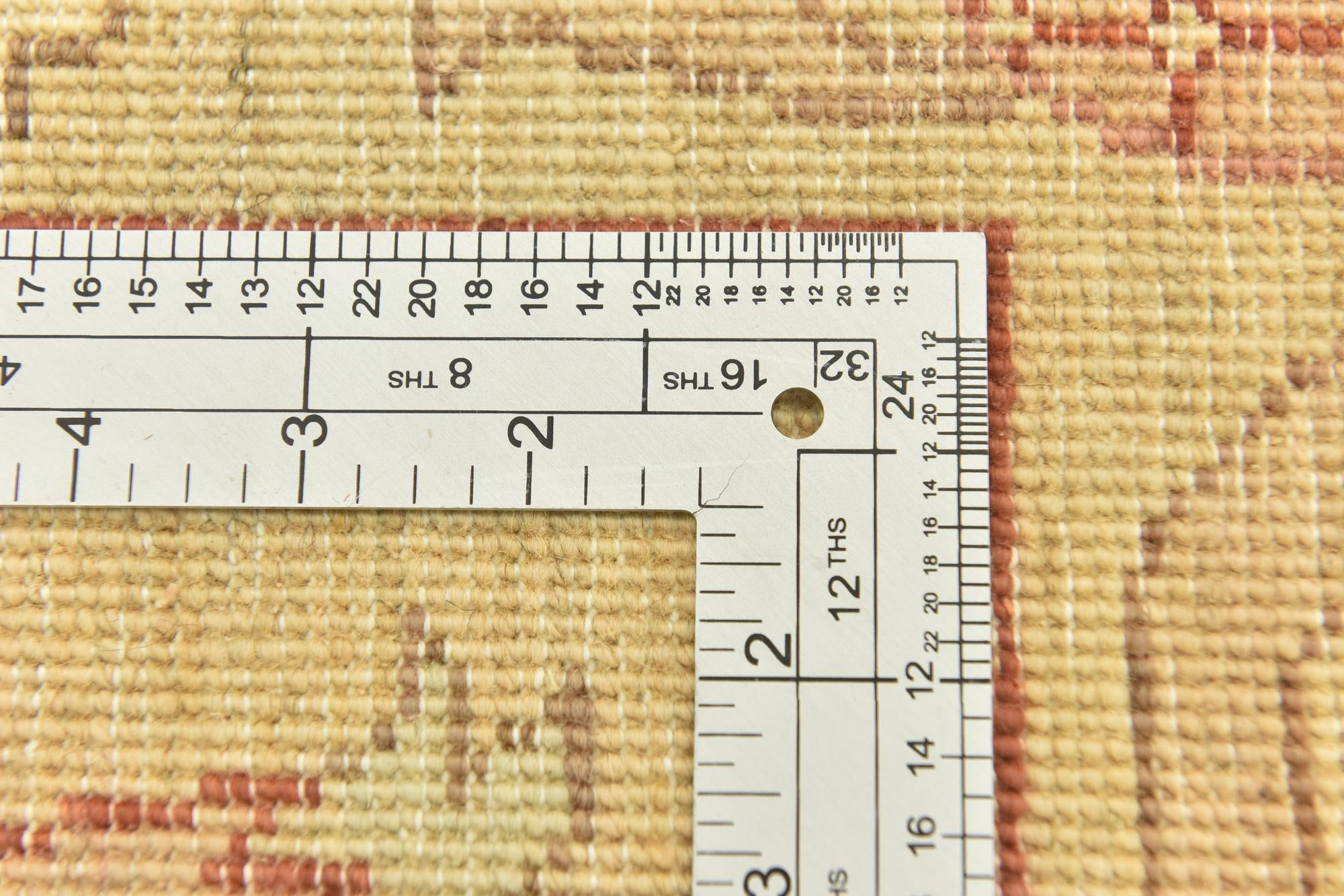 2' 9 x 8' 8 Hand Knotted Peshawar Ziegler Runner Rug