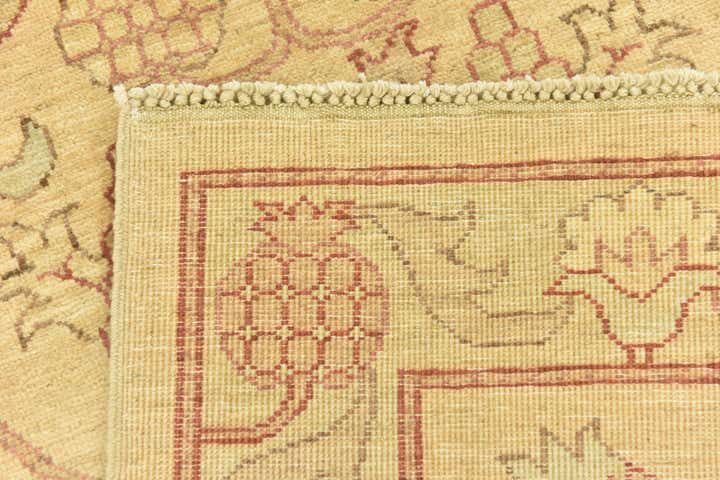 2' 9 x 8' 8 Hand Knotted Peshawar Ziegler Runner Rug