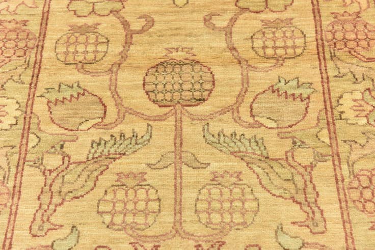 Detail image of 2' 9 x 8' 8 Hand Knotted Peshawar Ziegler Runner Rug
