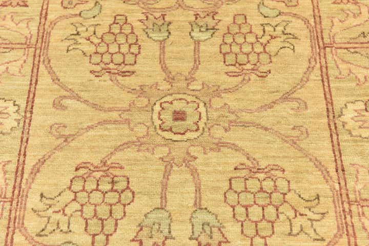 2' 9 x 8' 8 Hand Knotted Peshawar Ziegler Runner Rug