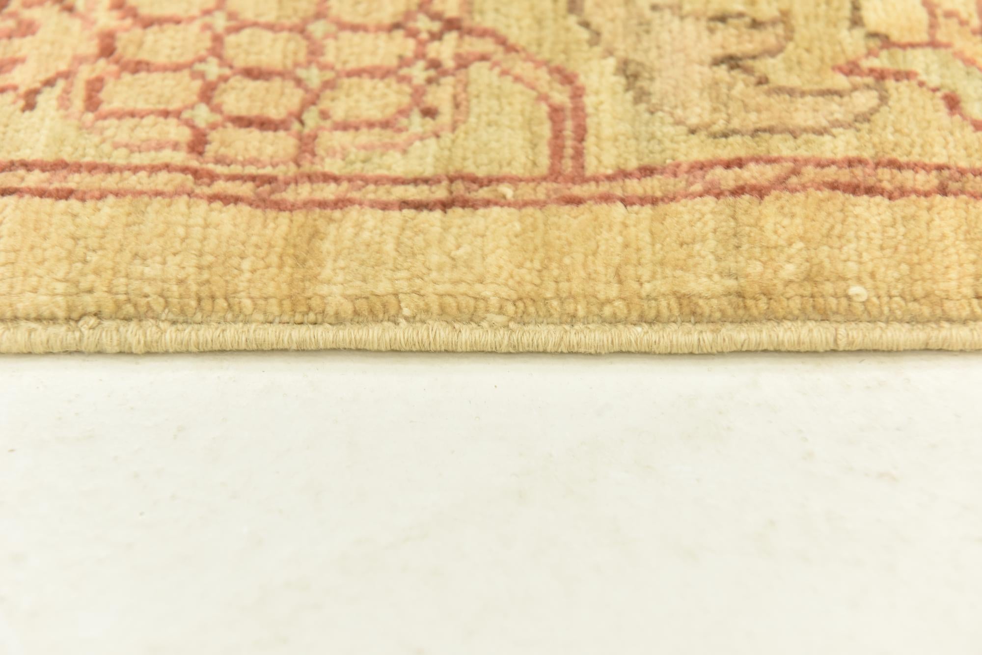 2' 9 x 8' 8 Hand Knotted Peshawar Ziegler Runner Rug